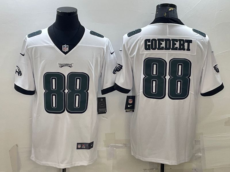 Men Philadelphia Eagles 88 Goedert White 2022 Vapor Untouchable Limited Nike NFL Jersey